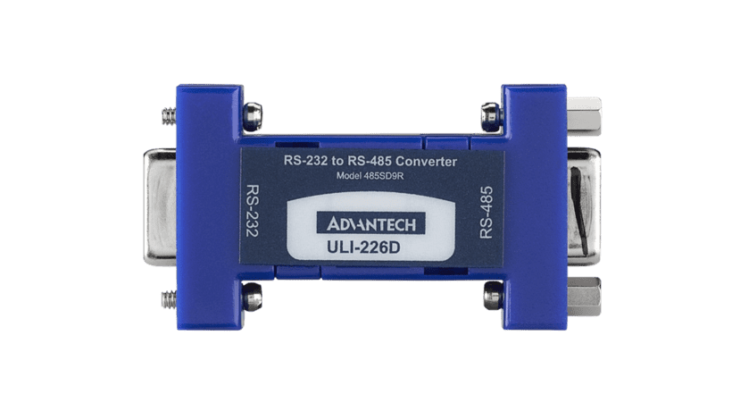 ULI-226系列将RS-232信号转换为RS-485信号，并将RS-232信号扩展至1.2公里。该系列为端口供电。