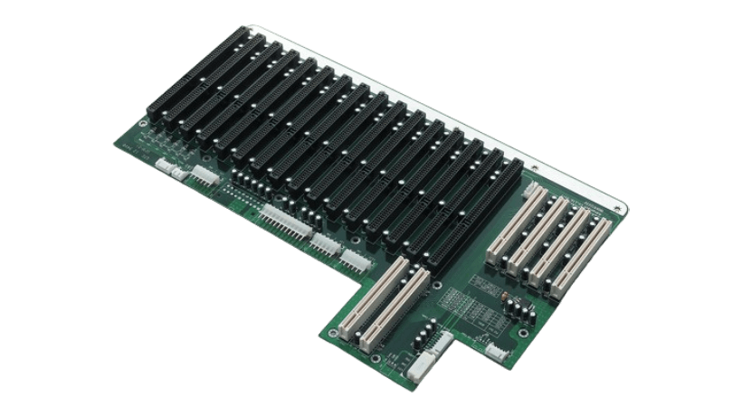 多种 Advantech SBC 背板皆可用于 PICMG1.0 SBC (单板计算机) 上。 PICMG1.0 SBC 背板具有 4 到 20 个插槽，藉由 64 位/32 位 PCI 和 ISGA 插槽的弹性组合，确保合适的系统配置。 Advantech 也有提供低成本而专业的设计服务，让量身订作的背板符合短期间的扩充需求。