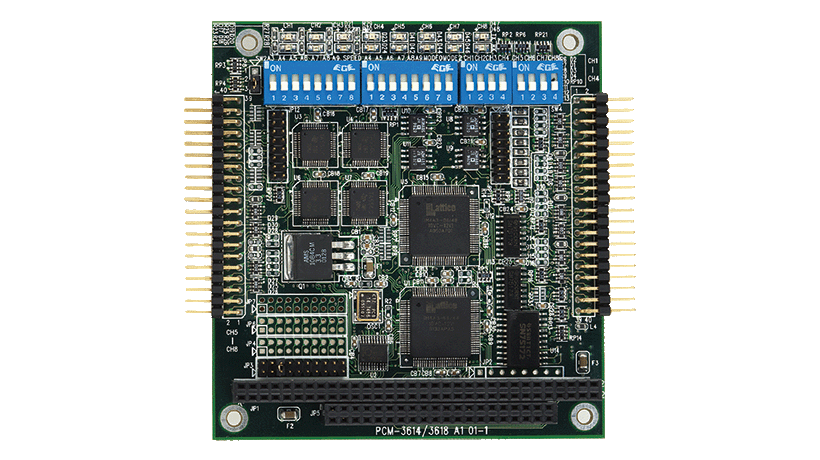 研华 PC/104與PC-104 工业级通讯板具有以太网络、RS-232 或 RS-422/485 端口，专为需要高可靠性与易用性的通讯应用而设计。 这些工业通讯机板可以安装在嵌入式多端口应用、POS 系统、ATM 及小型因特网服务器。