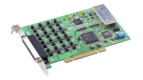 研华隔离式高密度多通道模拟量输出卡适用于 PCI 总线，是需要多模拟输出通道之工业级应用的理想解决方案。 这些适配卡提供选购的电压、电流输出及机板 ID。