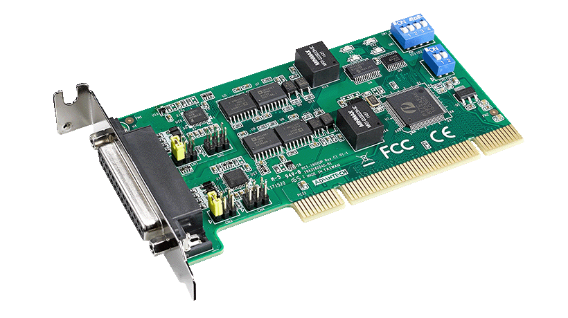 研华 的 PCI 总线工业级通讯卡是具备高效能、即插即用能力的 RS-232/422/485 解决方案，适合工业自动化与数据撷取应用，使 PCI 总线成为严苛工业环境下的推荐选择。