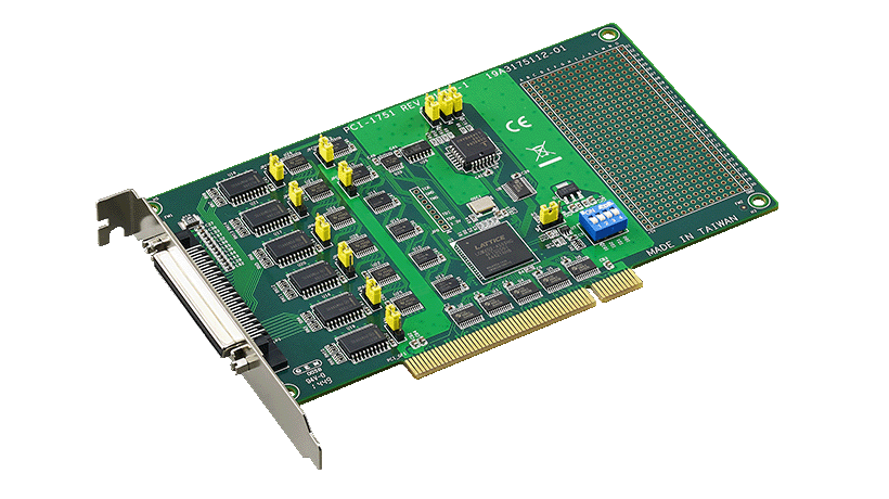 研华的 PCI 总线非隔离式数字量 I/O 卡具有高可靠性工业特色。 这些非独立式 DI/O 适配卡适用于： 继电器与交换器监控及控制、平行数据传输、TTL、DTL 及 CMOS 逻辑讯号检测、LED 指示灯驱动。 这些功能可让用户以全速同步执行所有 I/O 功能，而不损失任何数据。