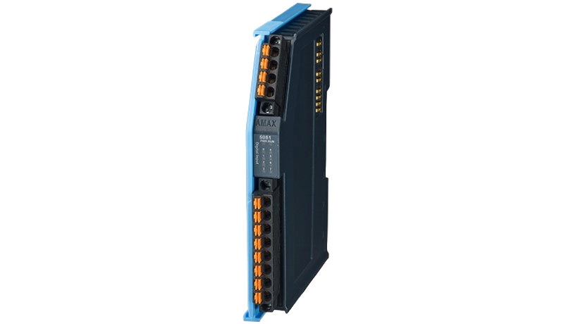 The AMAX-5000 digital I/O modules are equipped with 8 or 16 isolated digital input / output channels.