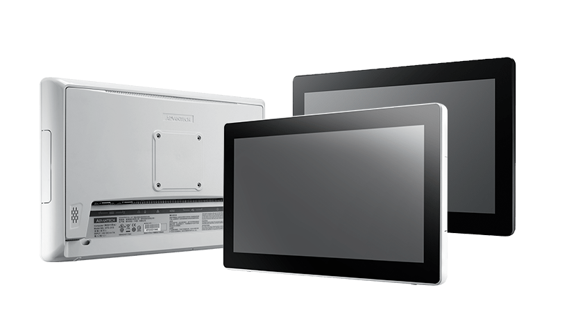 15.6" all-in-one touch computer that supports both VESA and panel mounting installations.