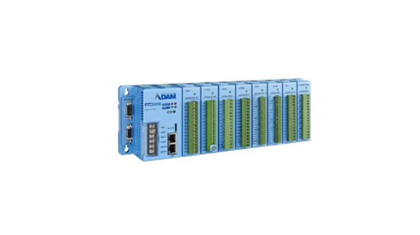 ADAM-5000/485 and ADAM-5000E systems conform to the EIA RS-485 communication standard. RS-485 was specifically developed for industrial applications to transmit and receive data at high rates over long distances. The ADAM-5000L/TCP and ADAM-5000/TPC are both Ethernet-based I/O systems. Without a repeater, they can cover a communication distance up to 100M. This allows remote configuration via Ethernet and eight PCs can simultaneously access the data.