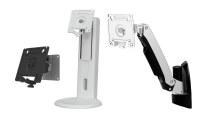 The G-series is an industrial-grade mounting solution featuring patented tug-resistant VESA mounts, ideal for versatile industrial settings. 