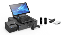 USC systems can be equipped with peripherals such as a barcode scanner, RFID reader, VFD, thermal printer, or iButton module according to usage needs.