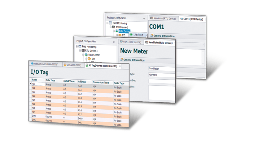EdgeLink IoT gateway software enables edge intelligence with functions of device connectivity, protocol conversion, data logs, and data security.