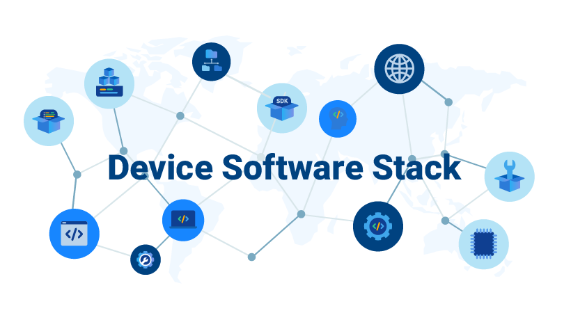 Device Software Stack enables rapid integration, easy deployment, and an optimized application experience.