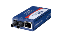 Industrial Ethernet-to-fiber media converters.