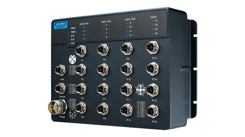EN 50155 16-Port Ethernet Switches