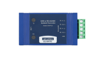 1/4串行端口（数据传输速率高达921.6 kbps）RS-422/485USB转换器，并具有针对电压尖峰/接地回路的光学隔离保护。