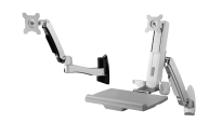 The ARES-5 series is an industrial VESA standard wall-mounted workstation kit with pre-certified quality and cable management