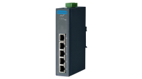 Advantech's PoE unmanaged switches provide power for devices via Ethernet cable, eliminating the need for additional wiring.