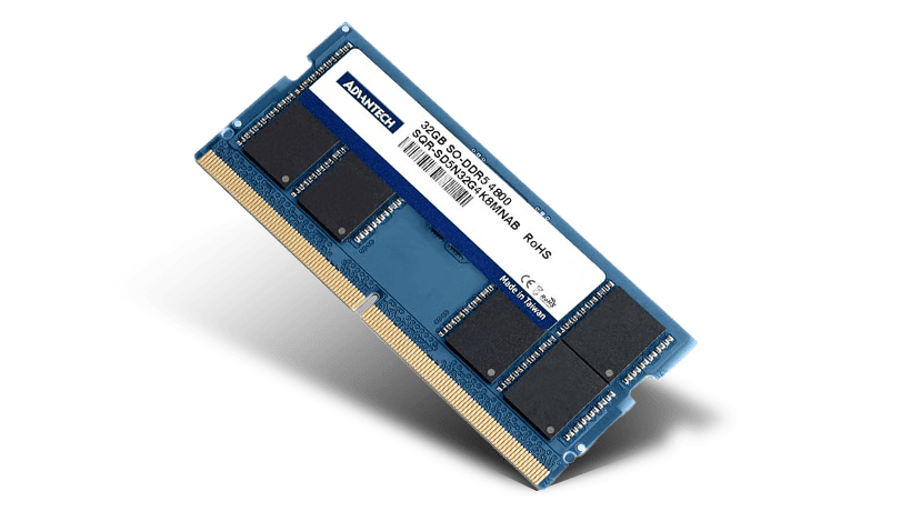 SQRAM DDR5 支持4800 MT/s高数据传输速率和高效电源管理。