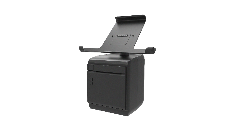 AIM tablets can be equipped with various peripherals, such as a thermal printer, carry strap, VESA mount, and charging dock, based on usage needs. 