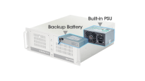 Advantech’s Battery Backup Unit provides up to 6 minutes of power to protect data and ensure system uptime during outages or voltage drops.