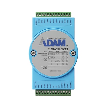 ADAM-4015 - 6通道符合Modbus协议的热电阻模块 - 研华
