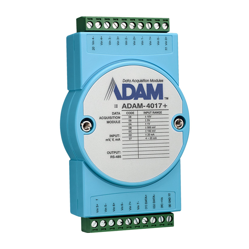 ADAM-4017+ - 8路模拟量输入模块 - 研华