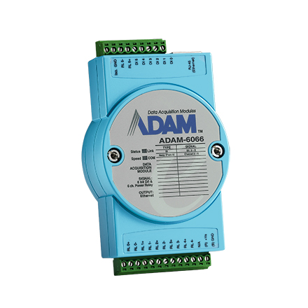 6 DO/6 DI Power Relay Module ADAM-6066-D |研华 IoTMart
