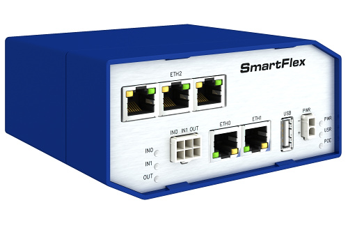 SmartFlex, Global, 5x Ethernet, PoE PSE, Plastic, Without Accessories
