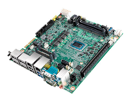 AMD Ryzen™ Embedded V1000 mITX with Four DP++, ECC, PCIe expansion