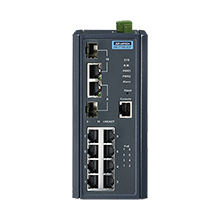 8百兆电2千兆光网管型工业PoE以太网交换机