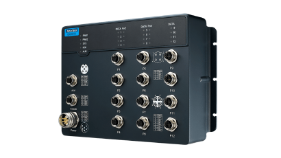 EN50155网管型PoE以太网交换机，带8FE+4GE，24-110VDC