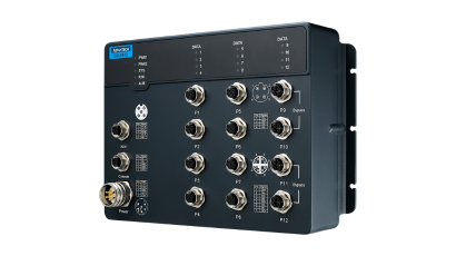 EN50155网管型以太网交换机，带8FE+4GE旁路，24-110VDC