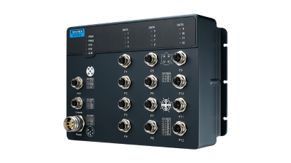 EN50155网管型以太网交换机，带8FE+4GE，24-110VDC