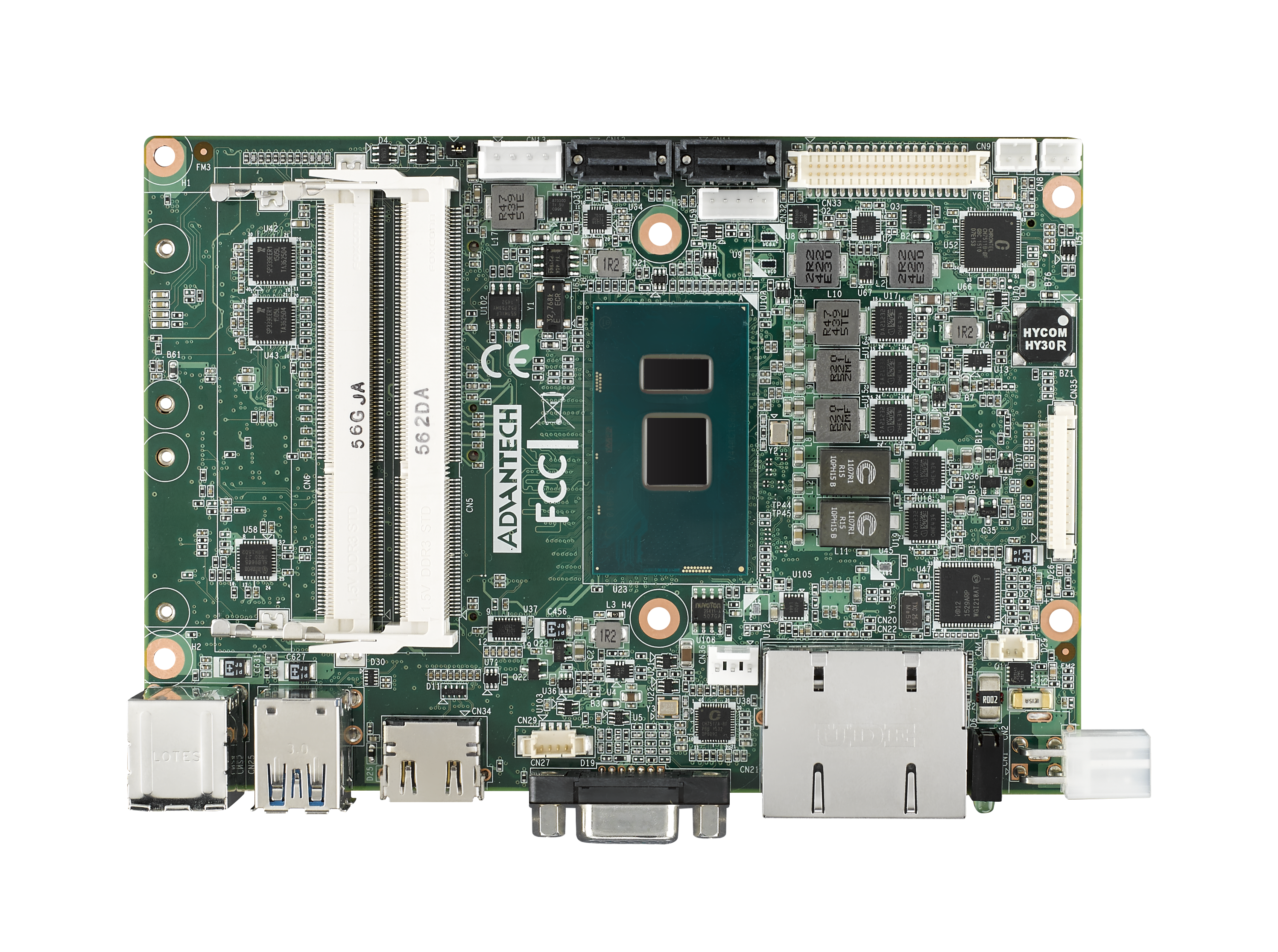 MIO-5272 - 第六/七代 Intel Core-U系列 超极本CPU 低功耗3.5寸单板电脑 - 研华