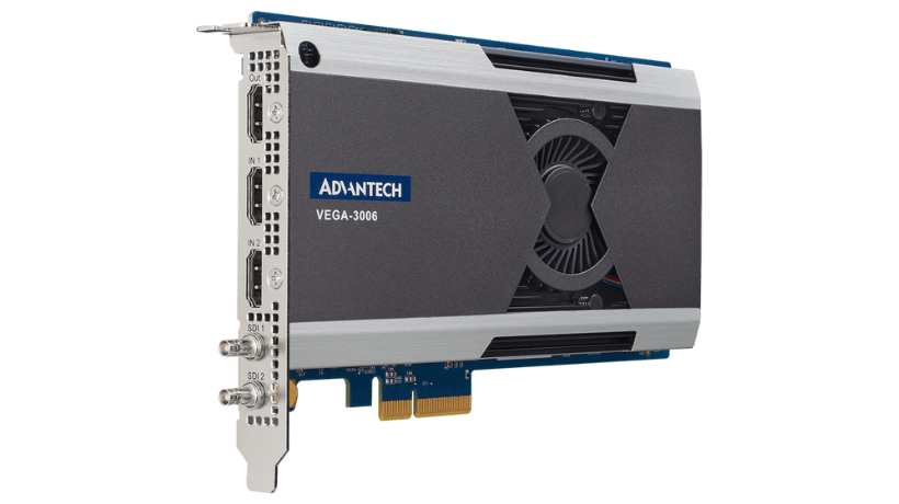 VEGA 3300 和 VEGA 4000 系列超高清视频和 AI 加速卡能够在超低功耗 PCI Express 模式下进行低延迟处理。