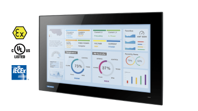 18.5 " FHD TFT LED LCD 行业专用机，搭载第 13 代 Intel® Core™ 处理器，通过ATEX 防爆认证