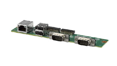 UIO40-Express I/O 扩展卡，支持 RS-232, USB & GbE