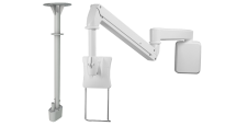 The ARES-7 series is a medical-grade long-reach arm kit with VESA standard holes. The series includes ceiling arms and wall mount arms.