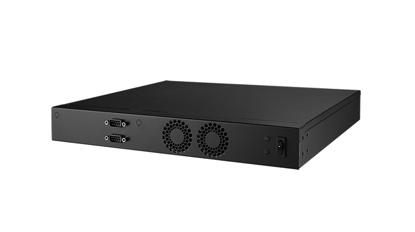 EPC-T3000系列嵌入式工控机，尺寸为330x270x44mm。适配Mini-ITX超薄系列主板，可搭载Intel和AMD平台嵌入式级别处理器。1U高度，支持上架，支持PICe-16全高扩展方案。具有丰富的IO接口。采用DC-IN供电，便于部署和安装。