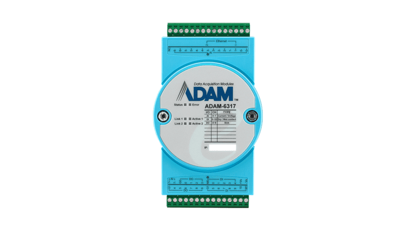 Industrial OPC UA Ethernet I/O Modules with Modbus protocol converge OT/IT with security, linking to SCADA and the cloud for remote monitoring