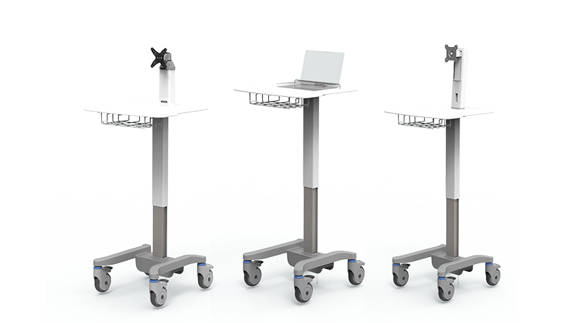 The Togo series is a versatile mobile cart for flexible workflows across diverse industries, enabling seamless integration of computing devices.