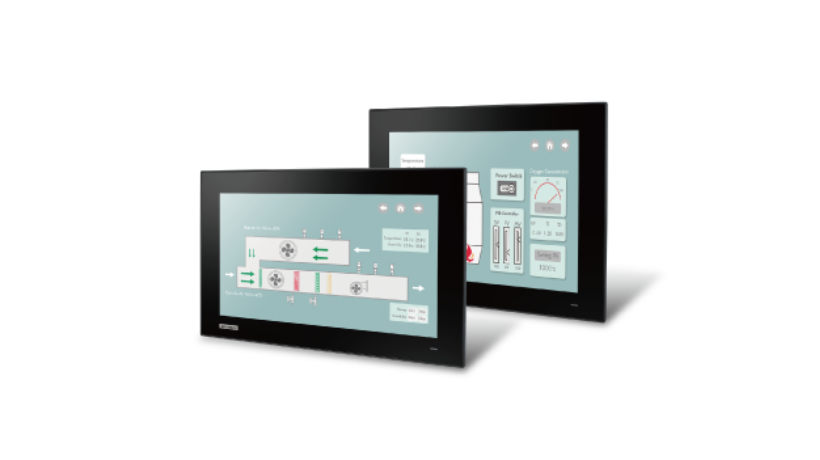 From 12" to 24", P-CAP touch, IP66, wide temperature range, and sunlight readability to be combined with modular HMI TPC-B Series