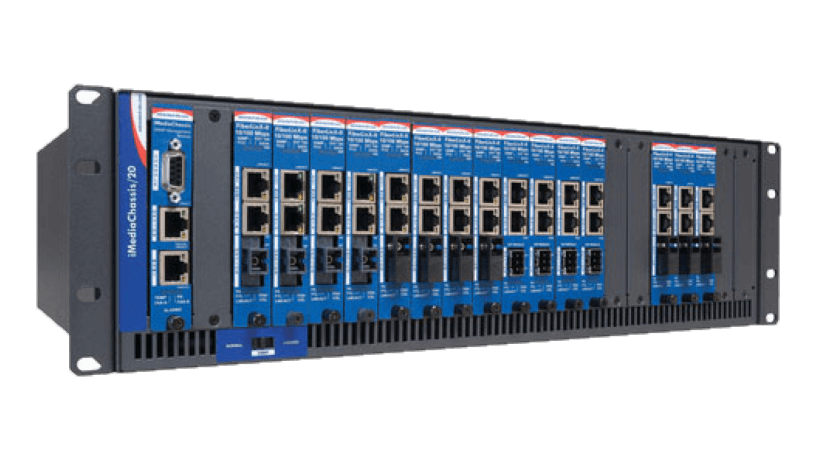 Advantech offers flexible intelligent modular media converters, with high port density for chassis and Ethernet to fiber converter modules.
