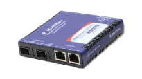 Extend connections over fiber with additional network monitoring, fault detection and remote configuration.