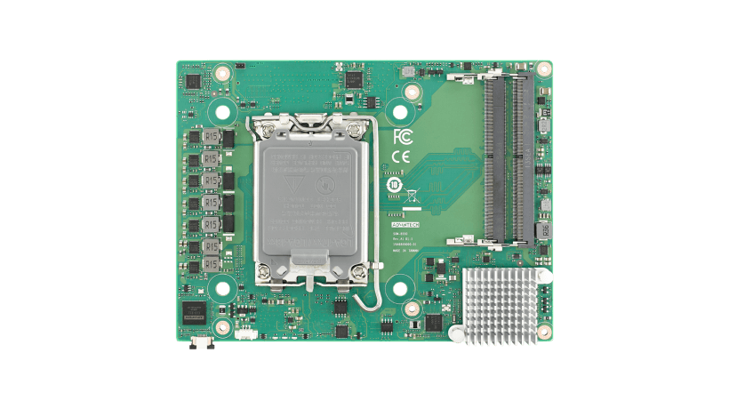 COM-HPC Client 有A/B/C三种尺寸，支持高达16核桌面级Core i9 CPU，下一代高速 I/O，如 PCIe Gen5 (32GT/s)、USB4 (40Gbps) 和 25GbE，以及丰富的显示接口