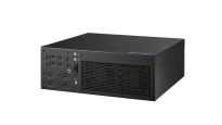 EPC-B2000系列嵌入式工控机，尺寸为255x250x98mm。可搭载Intel和AMD平台嵌入式级别处理器。适配Mini-ITX尺寸主板。2U超薄高度，拥有1个半高PCIe扩展位，具有丰富的IO接口。可内置ATX电源。工业级品质，稳定可靠。满足客户小尺寸精简整机需求。