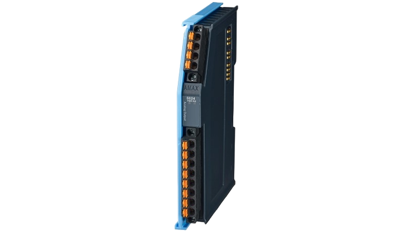 AMAX-5000模拟I/O模块提供通道独立配置、信号类型选择及传感器接线烧毁检测功能。