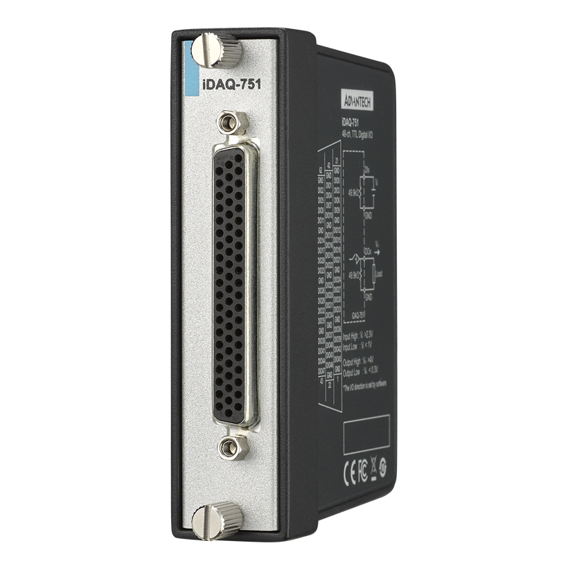 48-ch TTL DI/O iDAQ module IDAQ-751-AE |研华 IoTMart